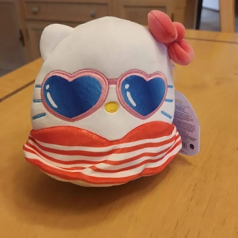 Squishmallow Hello kitty summertime beach time